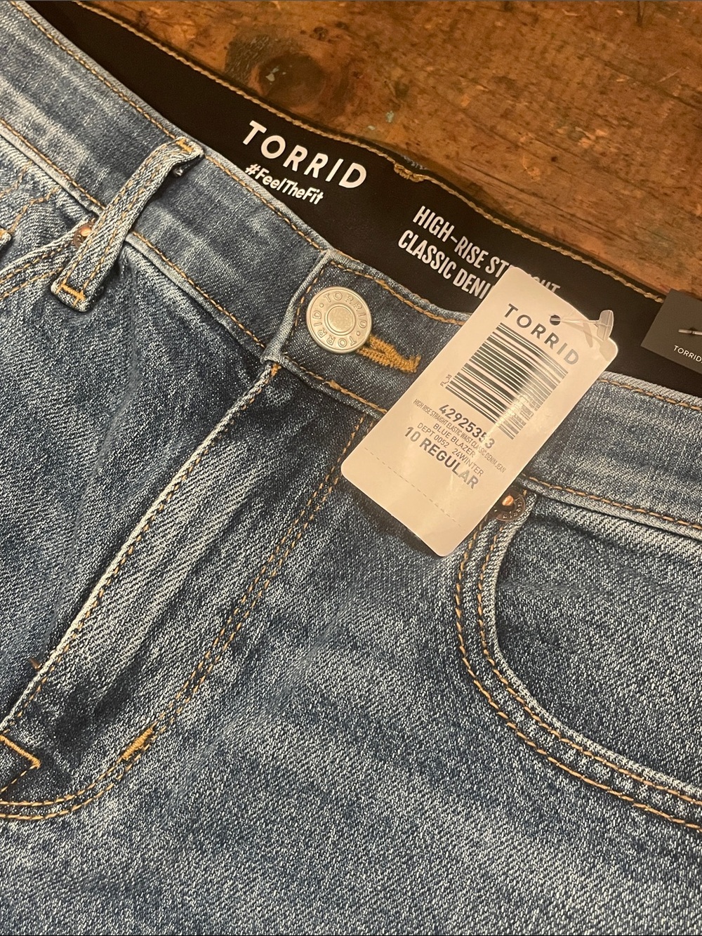 torrid Blue High-Rise Classic Denim Jeans